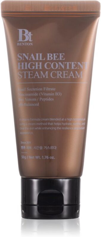Benton Snail Bee crème visage à l'extrait de bave d'escargot 50 g