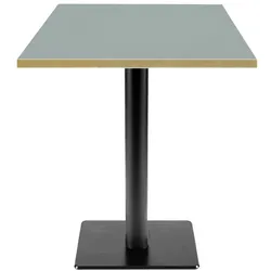 RestooTab - Tisch Milan T 60x60cm grau medio kanten messingfarben