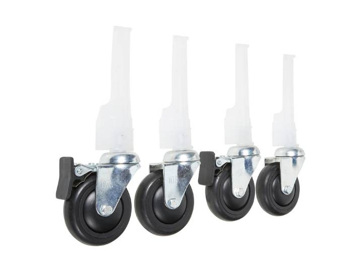 Rollen-Set Outdoor für Eurobox Grau