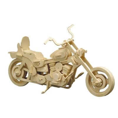 PEBARO 868/2 - Holzbausatz Motorrad, 96 Teile, Holzkonstruktion zum Zusammenstecken