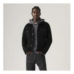 Levi's für Herren. 72334-0797 Jacke ?The Trucker? in Schwarz (S), Lässig, Baumwolle