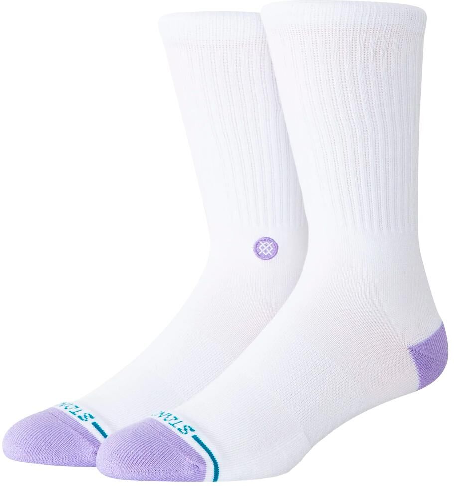 Stance  - Icon Crew Socks Purple - M - Chaussettes