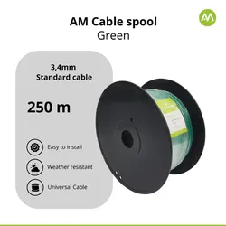 Automower Begrenzungskabel 250m 3,4mm - grün