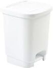 Whitefurze White 8L Pedal Bin
