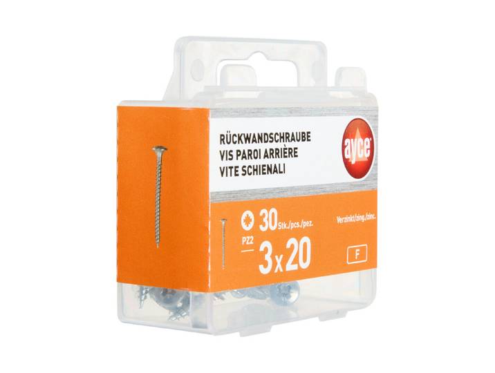 Ayce Rückwandschraube Z 3 × 20 mm