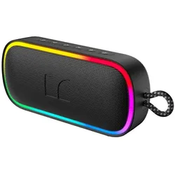 Monster Bluetooth-Lautsprecher S150 Plus, 40 W, TWS, RGB, wasserdicht, schwarz, Bluetooth Lautsprecher, Schwarz