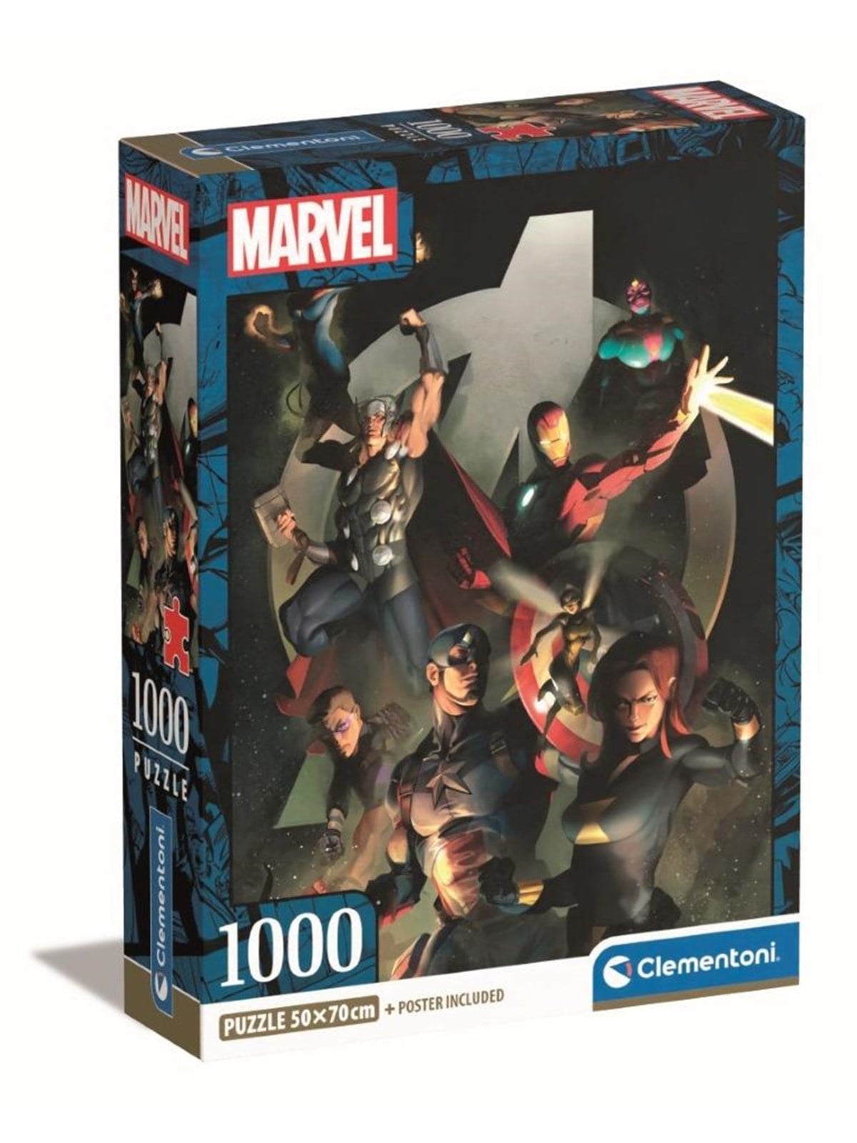 Clementoni Puzzle HQC D100 Avengers, 1000-teilig 2D Puzzles