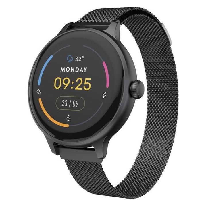 Carneo Hero mini HR+/Black/Elegant Band/Black (40 mm, ohne SIM) (8588009299233)