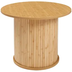 En.Casa, Couchtisch + Beistelltisch, Beistelltisch Ledepid 45xØ60 cm Natur (60 x 45 cm)