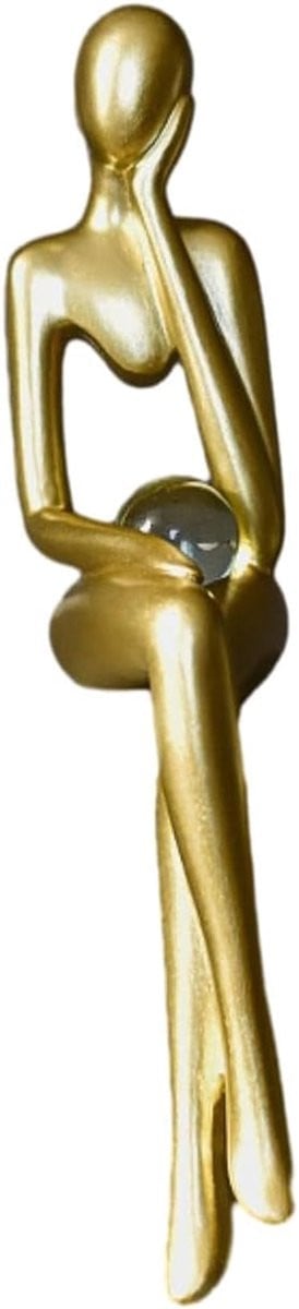 Abstracte Decoratie Kralen Beeldje Goud