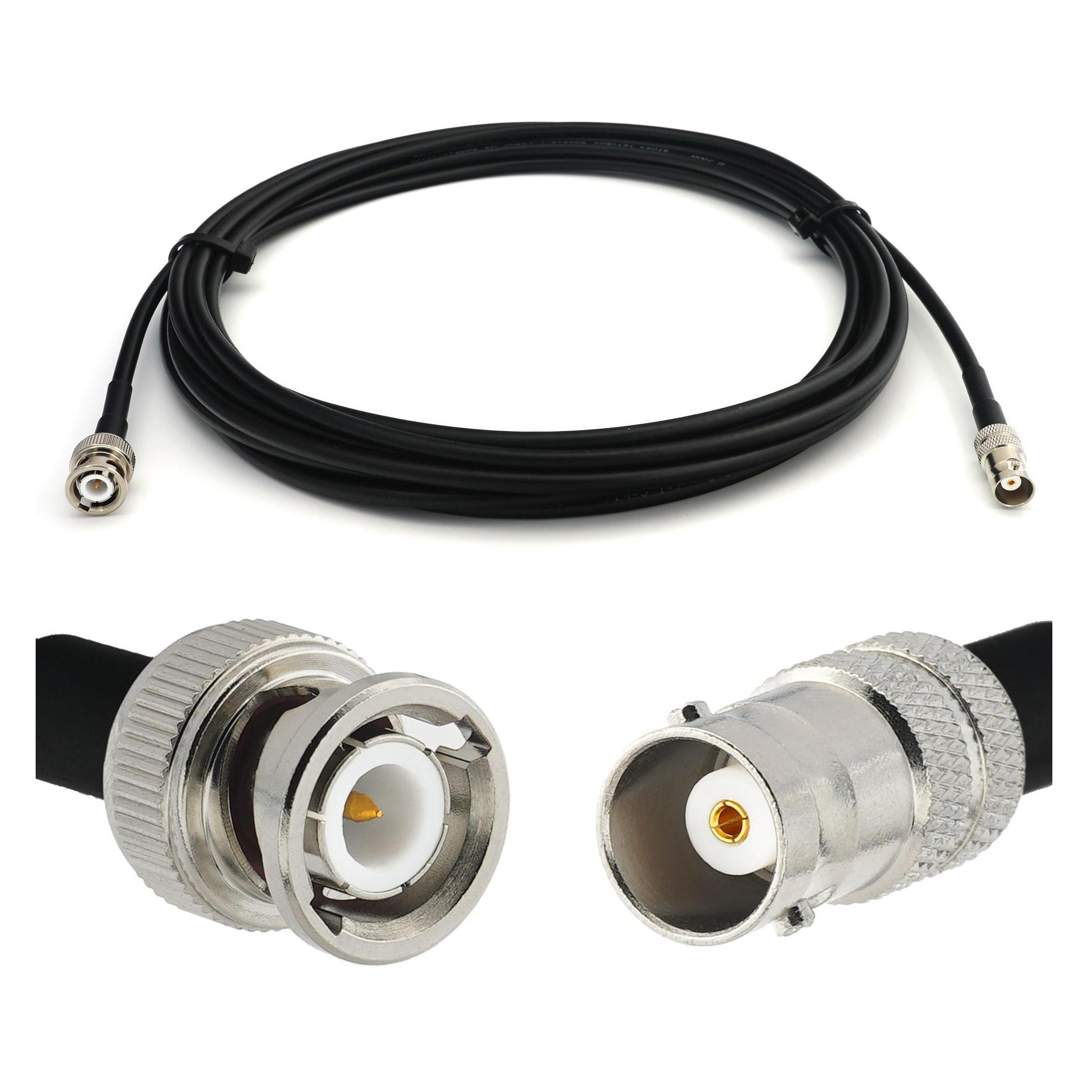 Rangeful BNC Male to BNC Female 3m RG58/U Coaxial Cable RG58-BNCM-BNCF-3 (RG58-BNCM-BNCF-3)