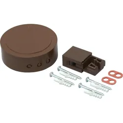 Kopp 342006081 Abzweigbaldachin-Garnitur-Set, Ø75mm, braun  - 10 Stück