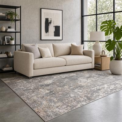 MDA Rugs Bowman Transitional Ivory/Gray Area Rug