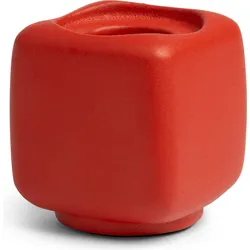 Chunk Kerzenhalter für klassische Kerzen, rot
