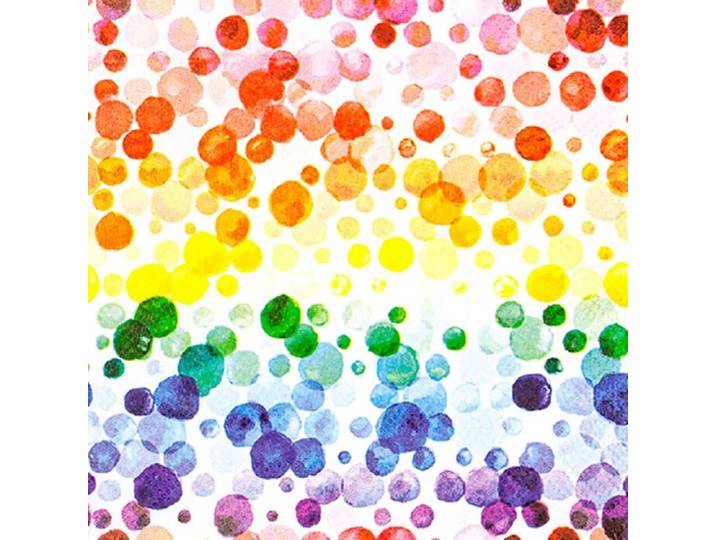 Servietten Colorful Dots