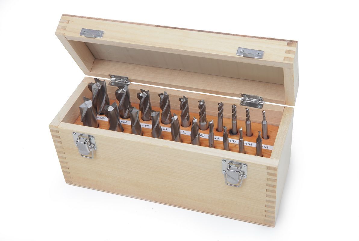 HBM 20-teiliger HSS - 8% Kobalt-Fräser-Satz