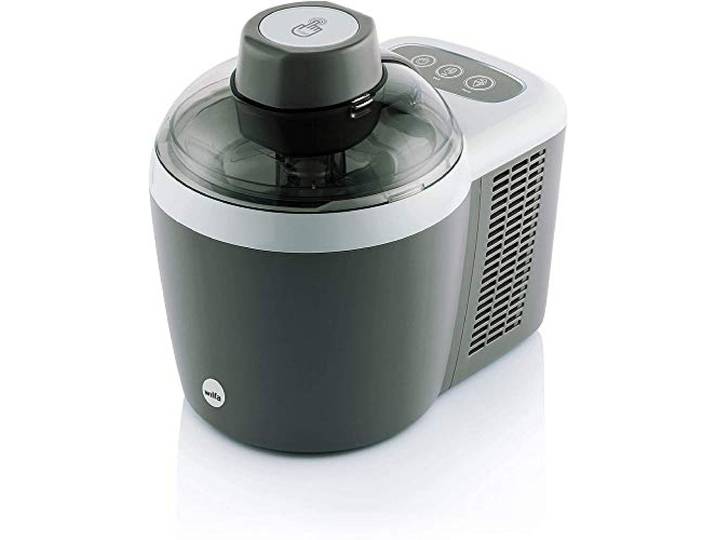 Wilfa VANILLA XS Eismaschine - 0,7 Liter, 90 Watt Kühlleistung, hausgemachtes Eis innerhalb von 1,5-2 Stunden, grau ICMT-700SI