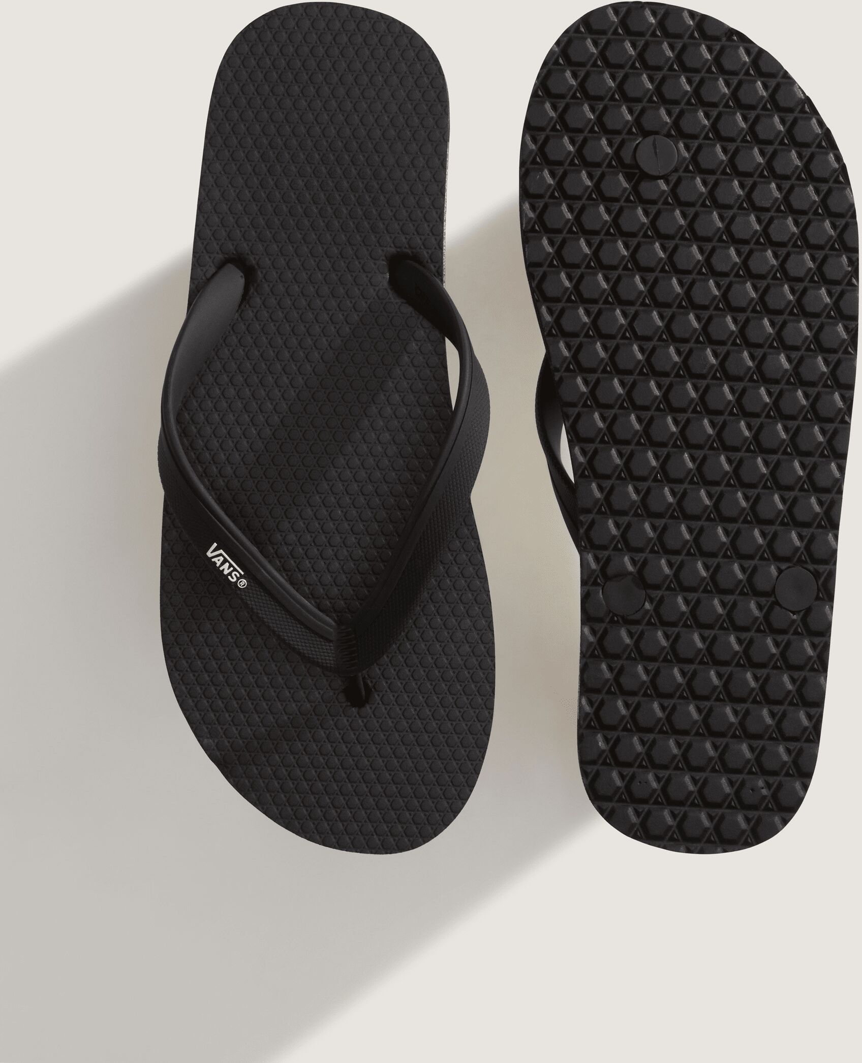 Zehentrenner VANS "Makena", Damen, Gr. 47, schwarz (schwarz, schwarz), Synthetik, Schuhe Zehentrenner schwarz, schwarz 47