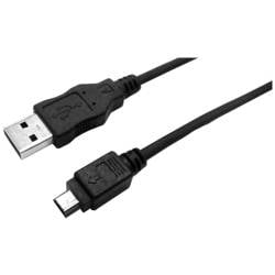 LogiLink USB-Kabel USB 2.0 USB-A Stecker, USB-Mini-B Stecker 3.00 m Schwarz doppelt geschirmt CU0015