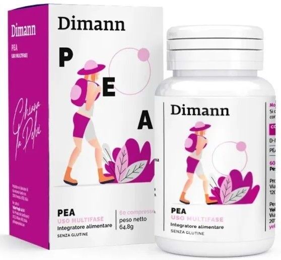 YELLOW PEOPLE LAB Srl Dimann PEA, 60 Compresse