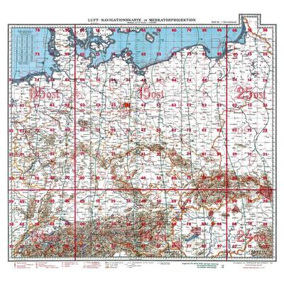 LUFT-NAVIGATIONSKARTE Deutschland mit Bodenorganisation der, Buch von , Verlag Rockstuhl, 978-3-95966-735-7