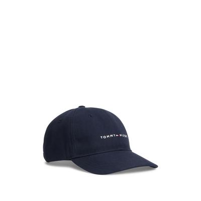 Baseball Cap TOMMY HILFIGER "TH FOUNDATION SOFT 6 PANEL", Herren, blau (space blau), Baumwolle, Caps