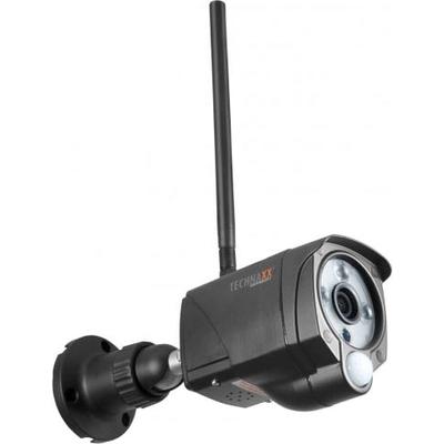 TECHNAXX Überwachungskamera "Set TX-128 mit Touchscreen", schwarz, B:8cm H:6cm T:20cm, Überwachungskameras