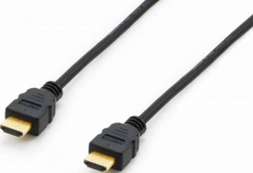 Equip HDMI Anschlusskabel HDMI-A Stecker 7.50m Schwarz 119372 vergoldete Steckkontakte HDMI-Kabel