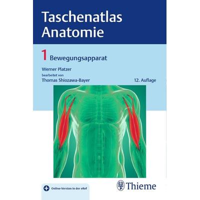 Taschenatlas Anatomie, Band 1: Bewegungsapparat, Set von Werner Platzer, Thieme, 978-3-13-242221-6