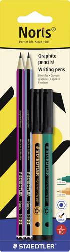 Staedtler Noris 120 61 BK4-2 Bleistiftset Bezeichnung der Härte: 2B, B, HB, H, 2H 4St.