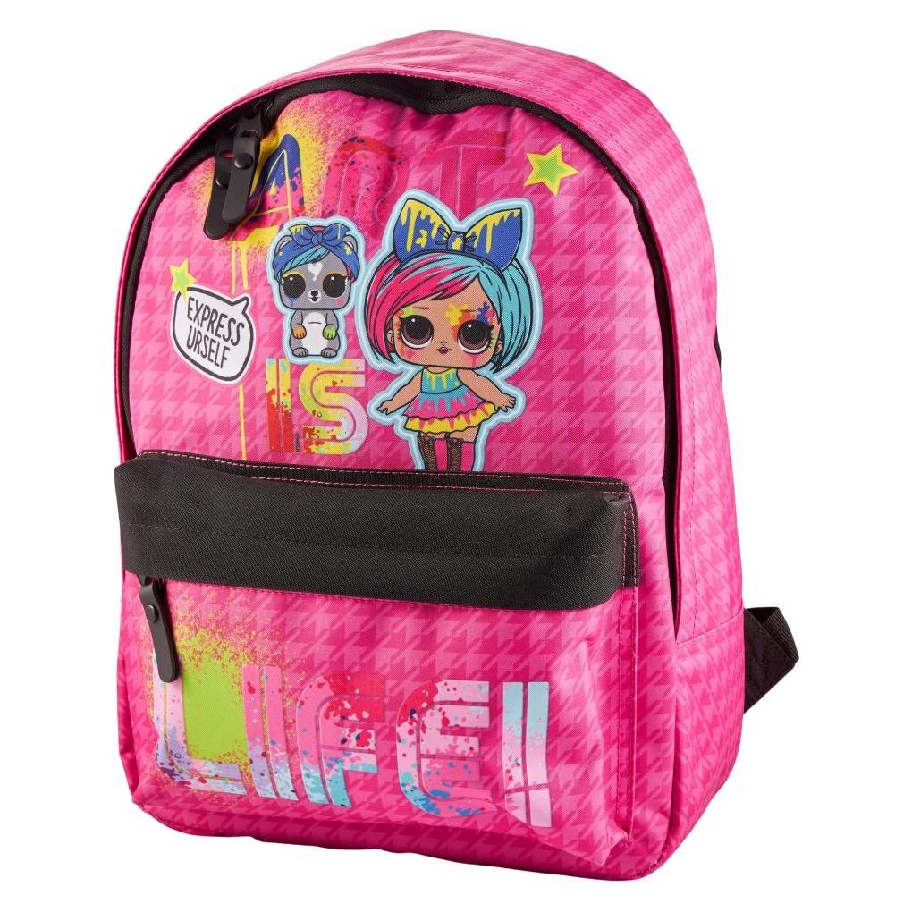 Euromic L.O.L. Surprise! Art is Life Backpack with square front pocket (080809002-P)