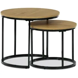 Autronic Ablagetisch 53x46 cm MDF natur CT-G1145 OAK