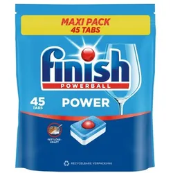 finish Powerball Power Spülmaschinen-Tabs 45 Stück weiß