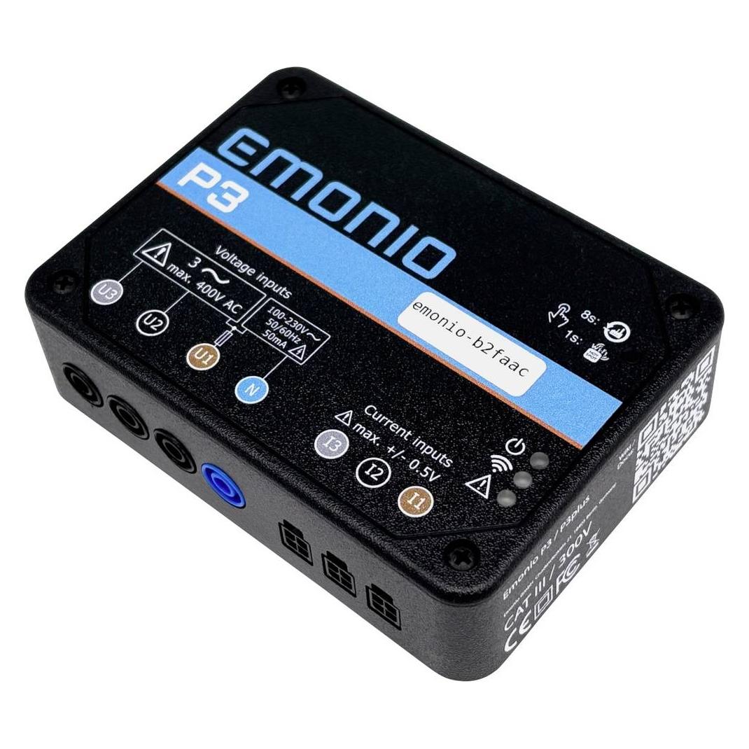 Emonio WLAN-fahiges Energiemessgerät mit Datenlogger und App (#8000_P3)