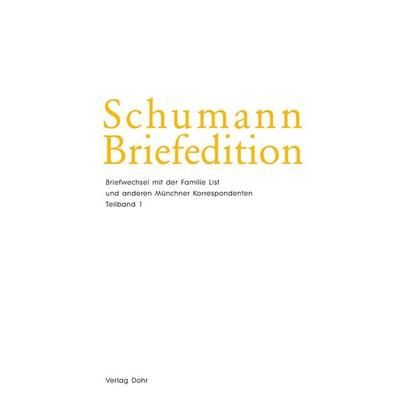 Schumann-Briefedition / Schumann-Briefedition II.8, Set von , Dohr köln, 978-3-86846-019-3
