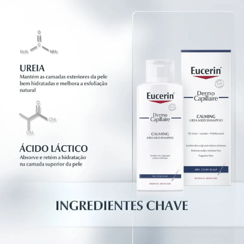 Eucerin DermoCapillaire Champô Apaziguante com Ureia 250ml