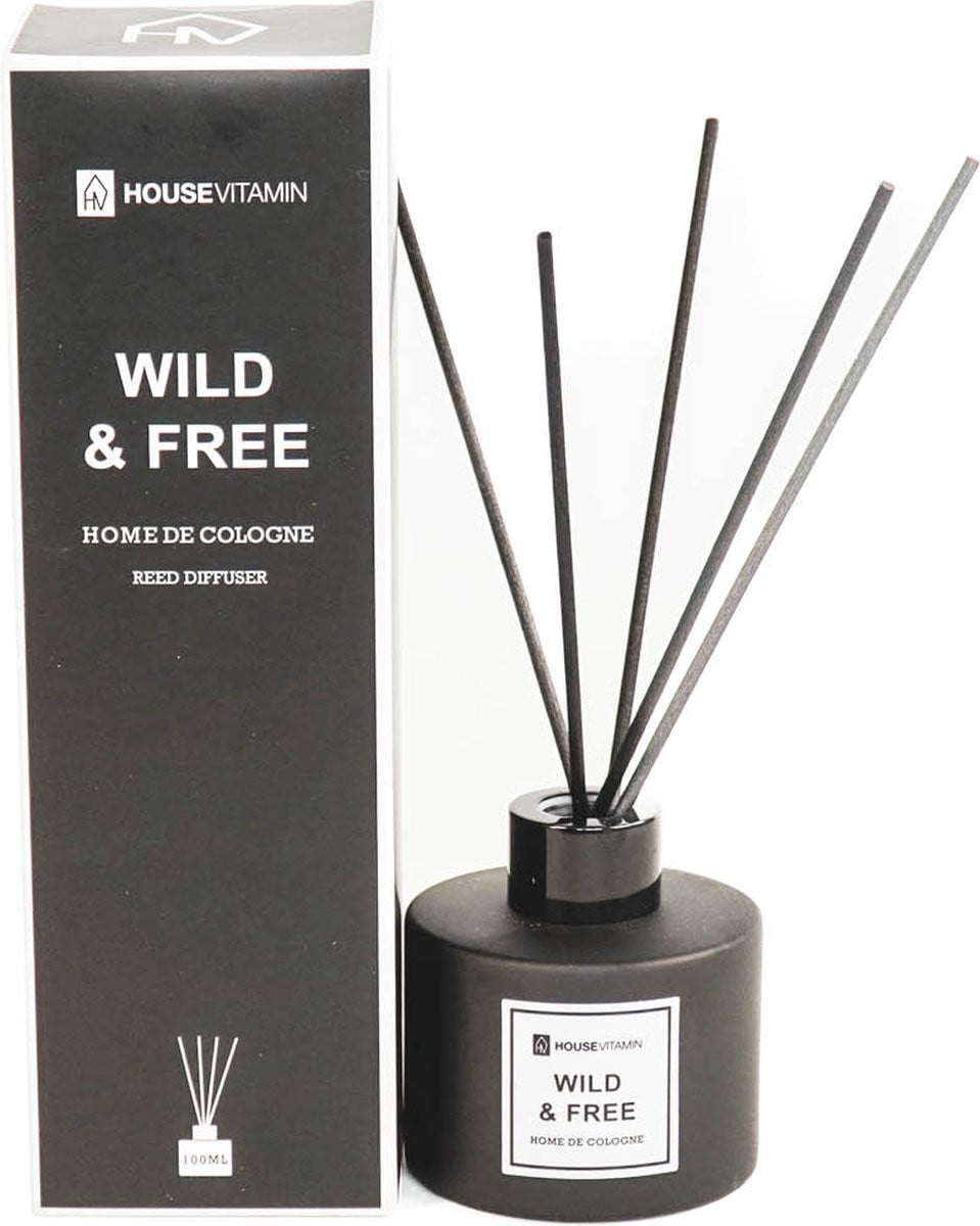 Housevitamin Geurstokjes Wild and Free - 100 ml - Bloemige Geur