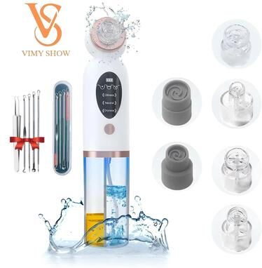 Inspired Finds Electric Blackhead Remover Vacuum Suction Pore Cleaner For Face And Nose remover+accesories