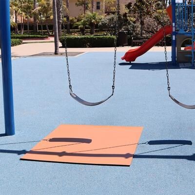"Rubber-Cal ""TFS-125 Playground Swing Mats"""