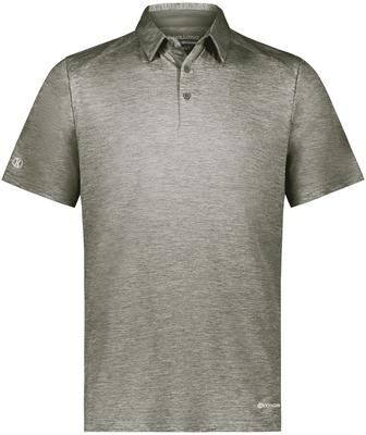 Holloway 222572 Electrify Polo Powered by Coolcore Shirt in Olive Heather size Small   Polyester Blend