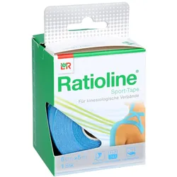 Ratioline Sport-tape 5 cmx5 m türkis 1 St