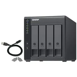QNAP TR-004 Speicherlaufwerksgehäuse HDD / SSD-Gehäuse Schwarz 2.5/3.5"