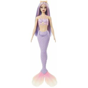 Barbie Puppe Core Mermaid 4, ab 3 Jahre, mit lavendelblauer Schwanzflosse, 30 cm