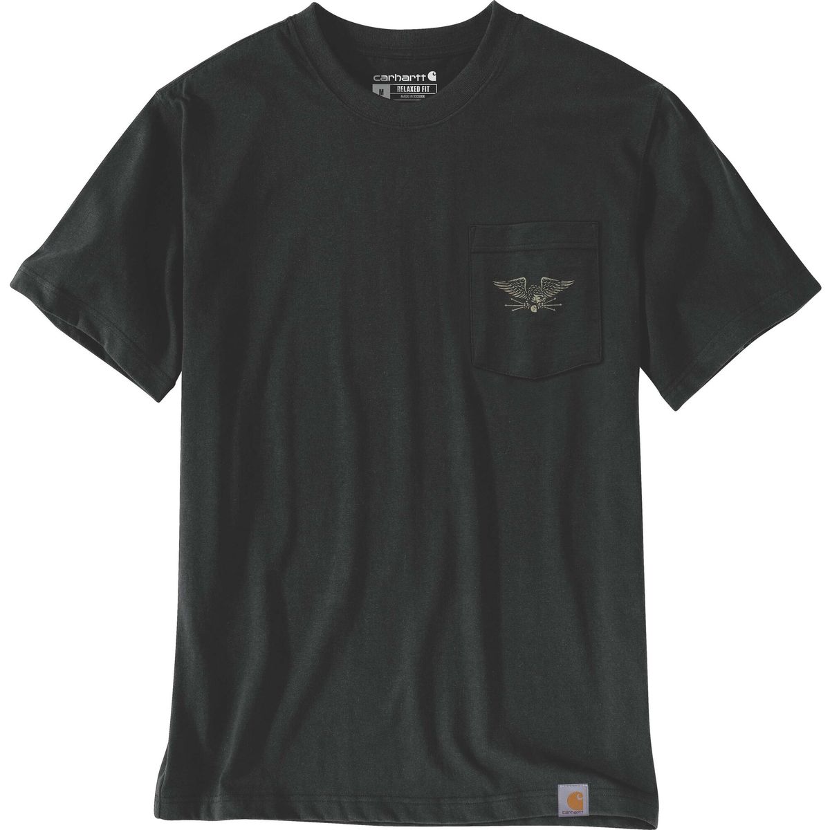 Carhartt Irvine Relaxed Hardwork Eagle T-shirt black (N04) XL REG 107777-N04XLREG