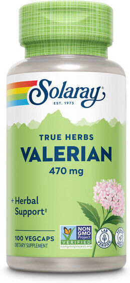 Solaray Valerian Root 470 mg 100 Cápsulas