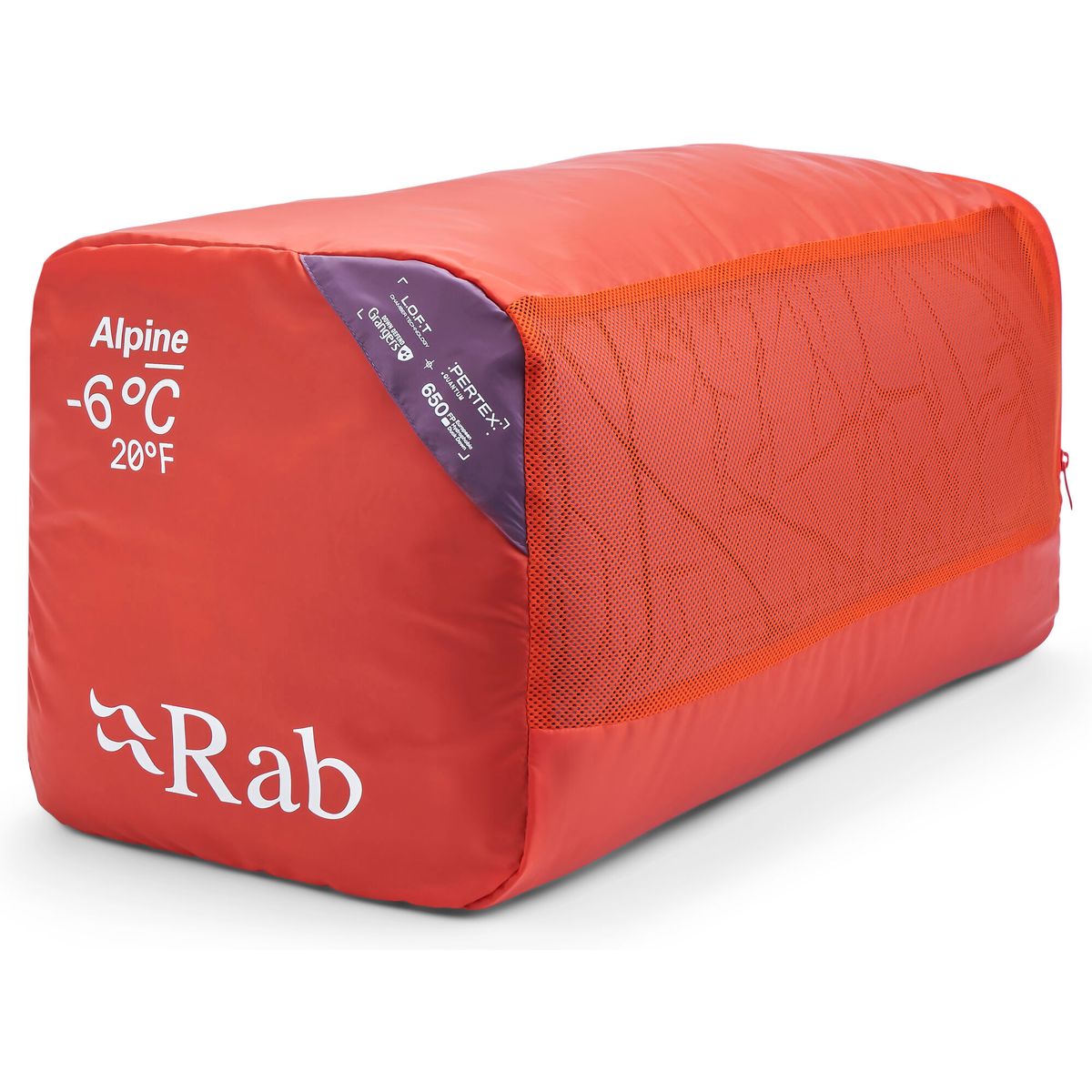 Rab Alpine -6C / 20F Wmns iris/dark iris (IRD) Long QSN-10-IRD-LNG-LZ
