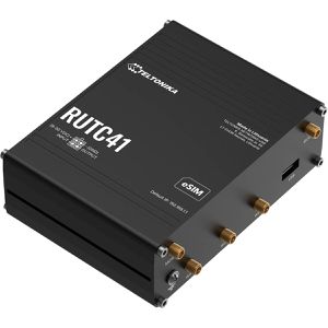 Teltonika WLAN-Router RUTC41 eSIM, RUTC41000000, 4G LTE, bis 150 Mbit/s LTE, 2978 Mbit/s, Wi-Fi 6, Mesh, Docker