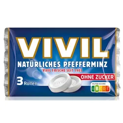 VIVIL® Pfefferminz ohne Zucker Bonbons
