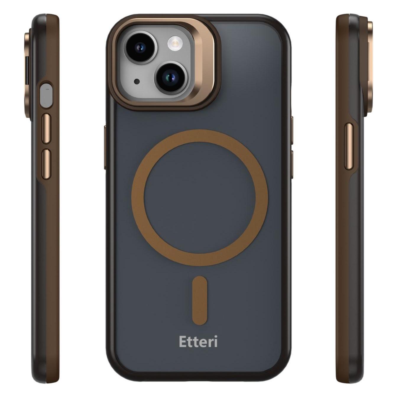 Etteri Morning Fog case for iPhone 15 6,1" brown (Apple iPhone 15) (65379029)