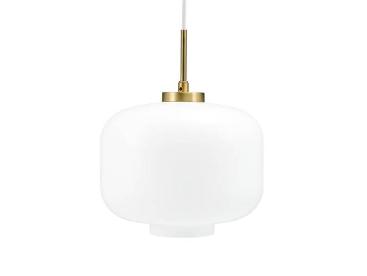 Suspension en verre et laiton d25